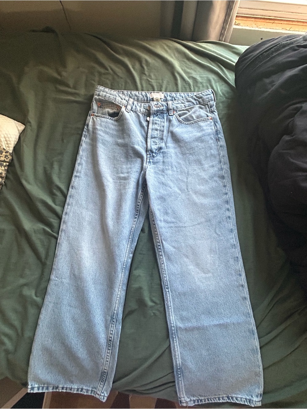Classic Light Blue Straight-Leg Women’s Jeans